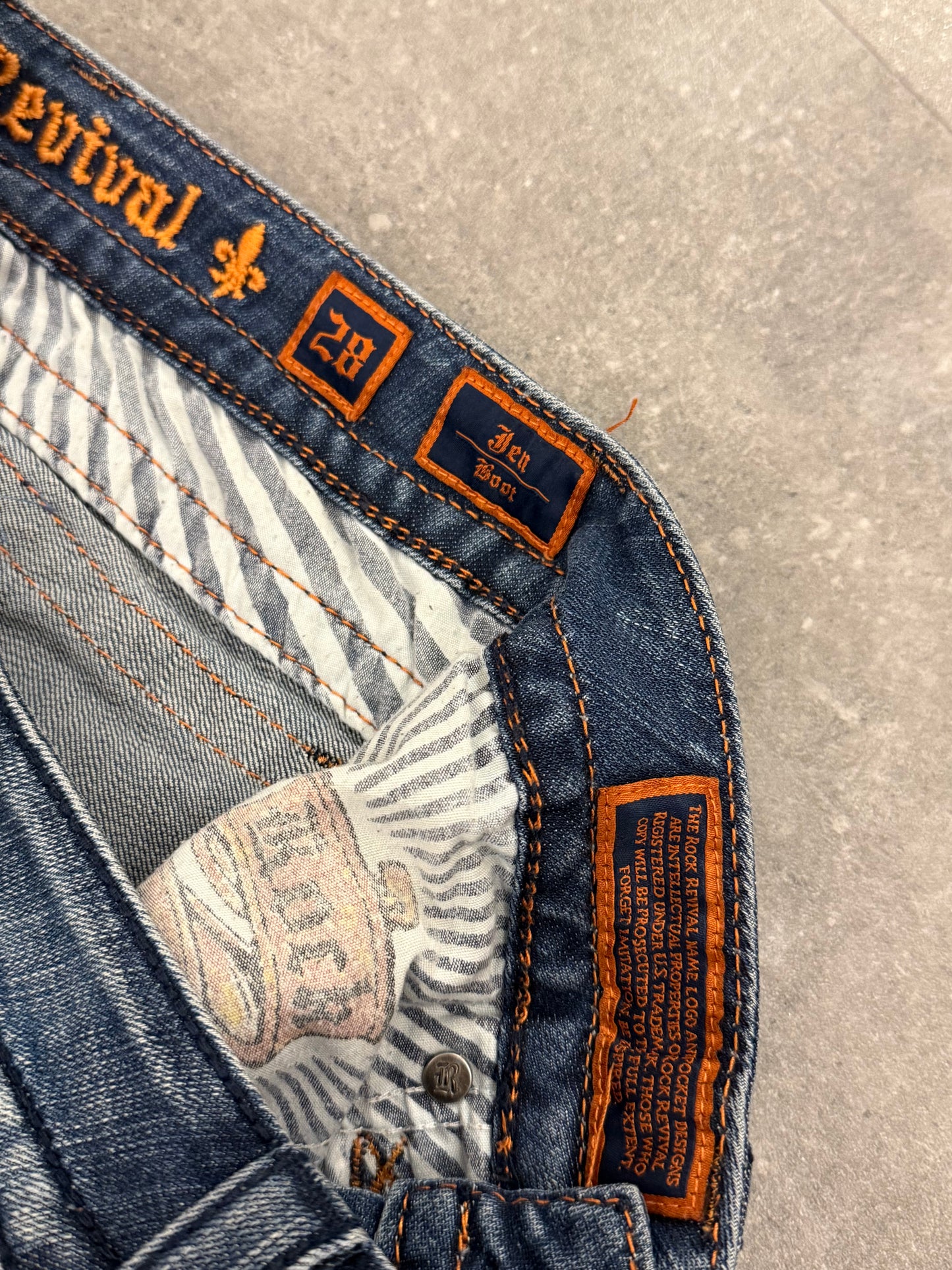 Rock Revival Jeans Dunkelblau