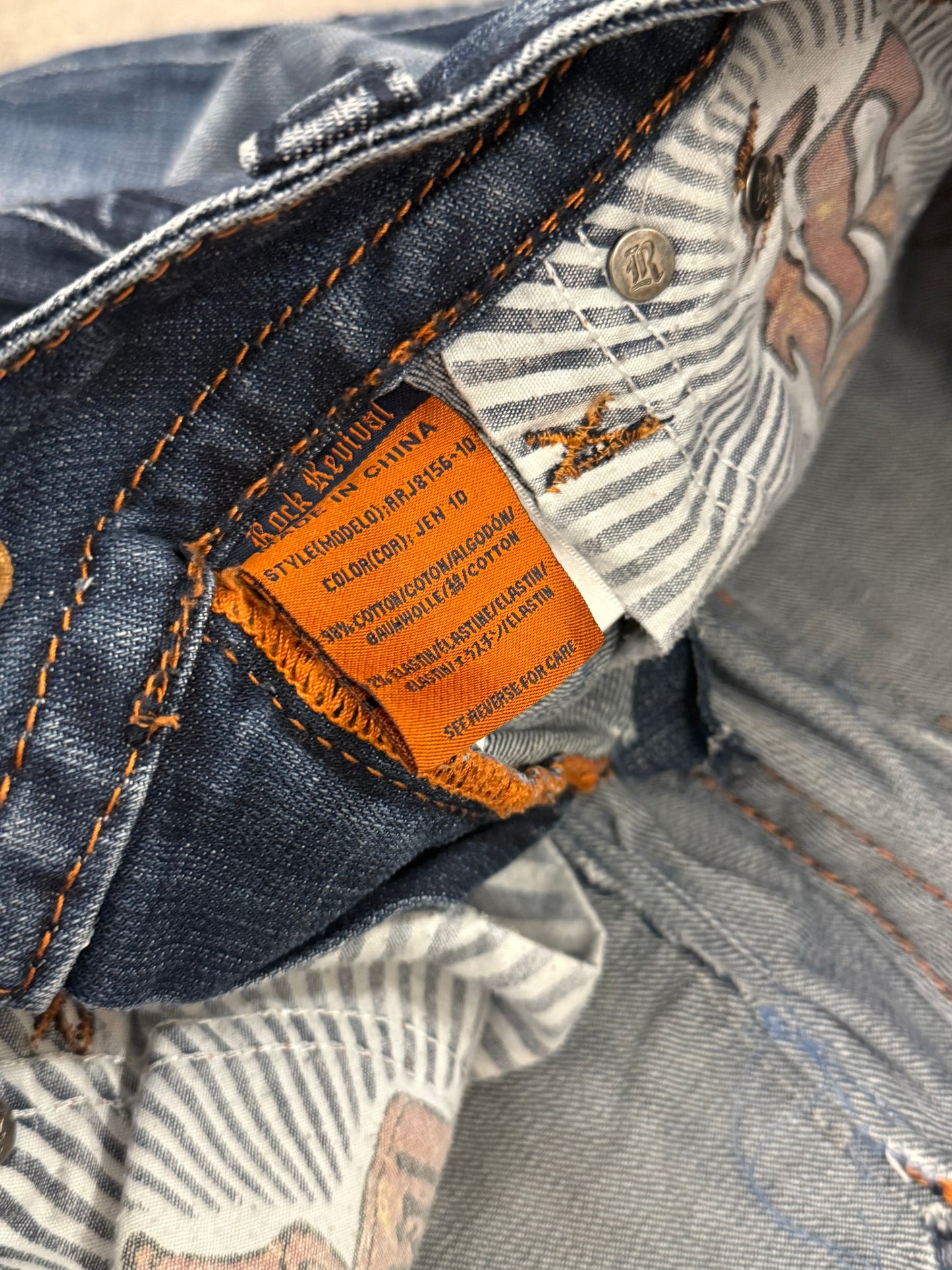 Rock Revival Jeans Dunkelblau