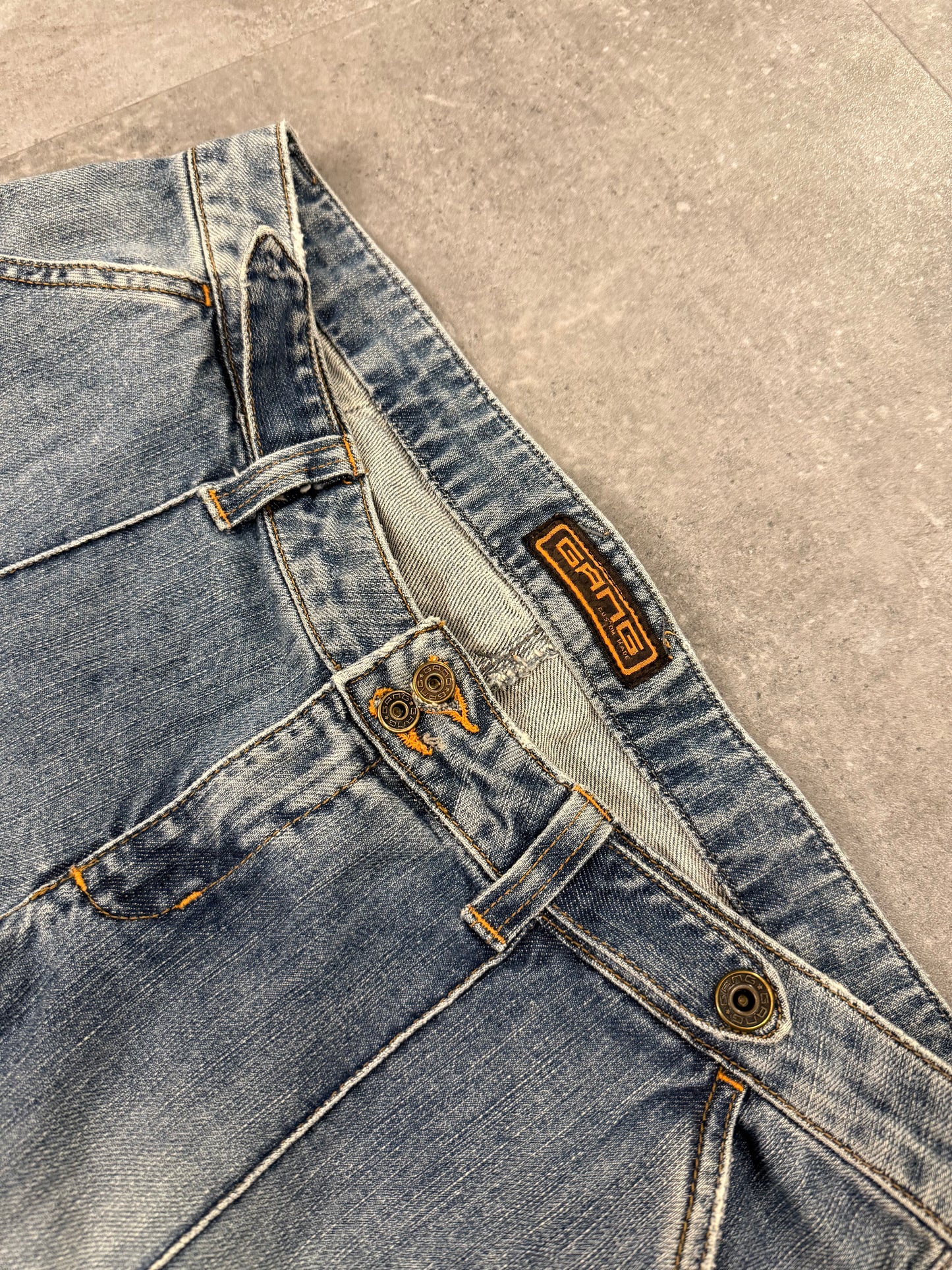 Y2K Gang Jeans Hellblau