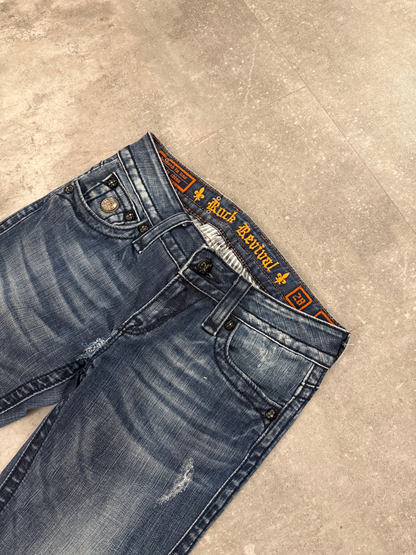 Rock Revival Jeans Dunkelblau