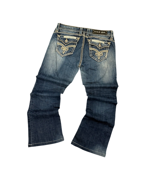 Rock Revival Jeans Blau